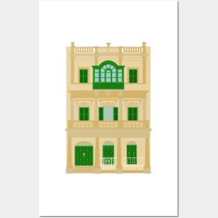 Traditional Maltese Villa Posters and Art